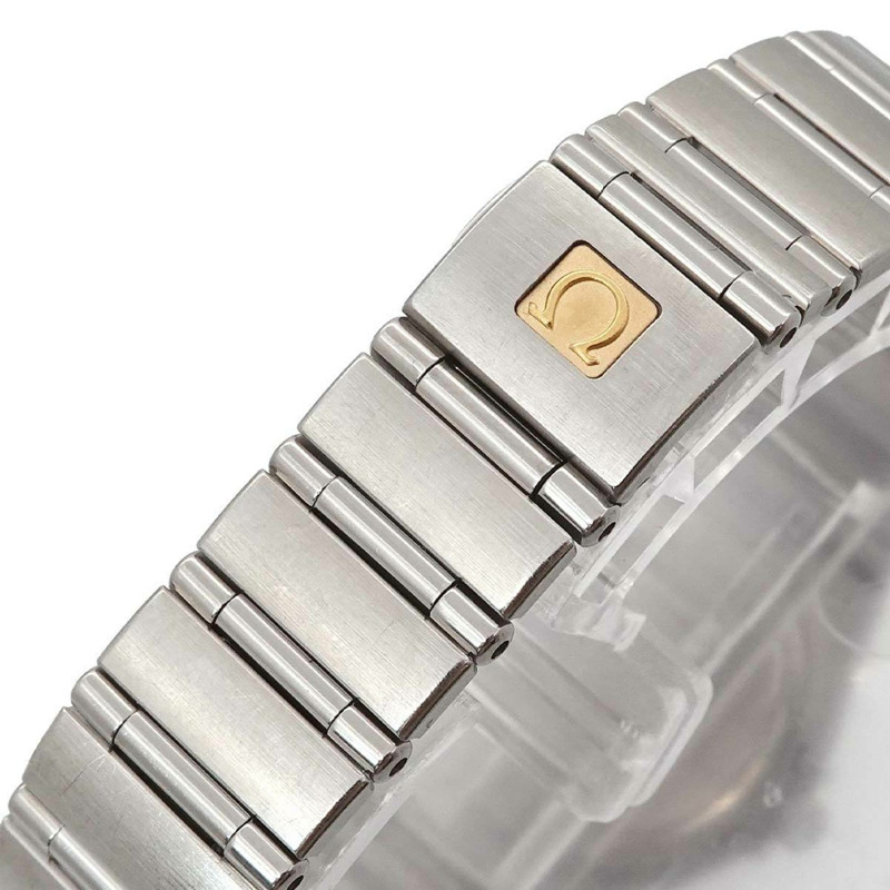 歐米茄星座系列迷你1562 31女士銀色石英腕錶-5