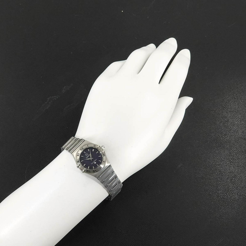 歐米茄星座系列 1562 40 女士腕錶，灰色石英錶-2