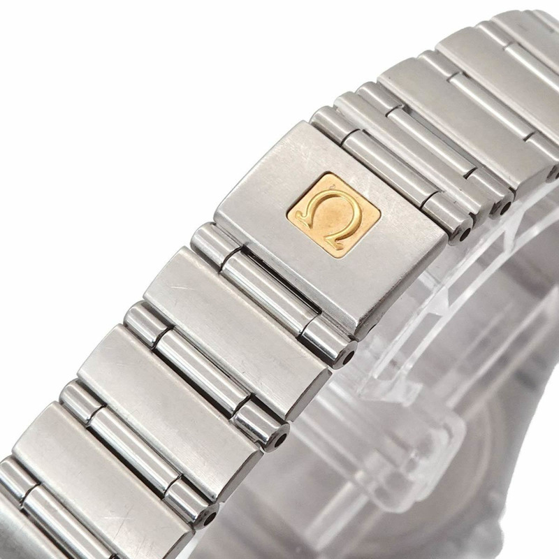 歐米茄星座系列 1562 40 女士腕錶，灰色石英錶-5