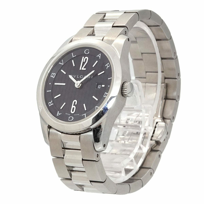 寶格麗 Solotempo ST30S 女士腕錶，附日期顯示，黑色石英機芯-1