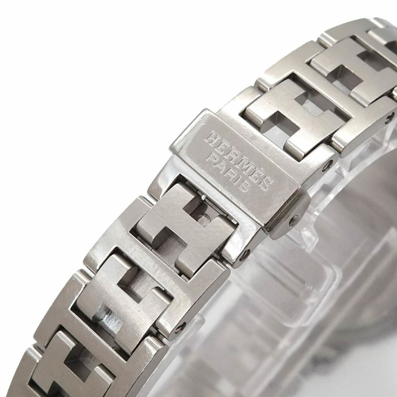 愛馬仕 Clipper CL4 210 女士腕錶，附日期顯示，白色石英機芯-6