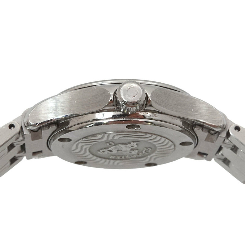 歐米茄海馬系列120 2581 31 女士腕錶，附日期顯示，銀色石英機芯-4