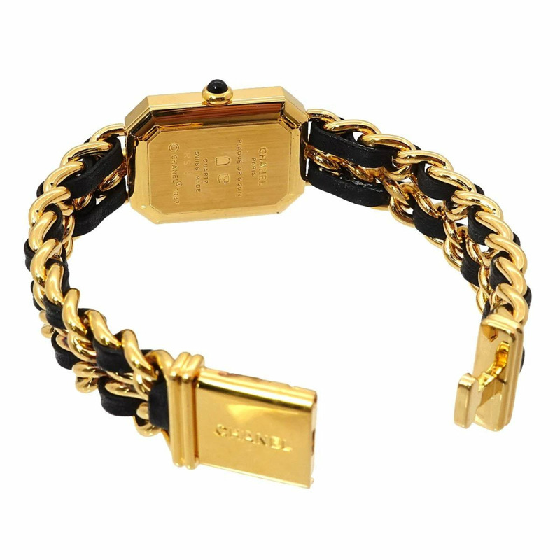 香奈兒 (CHANEL) Premiere 女士腕錶,M 碼,H0001,黑金配色,石英機芯-3