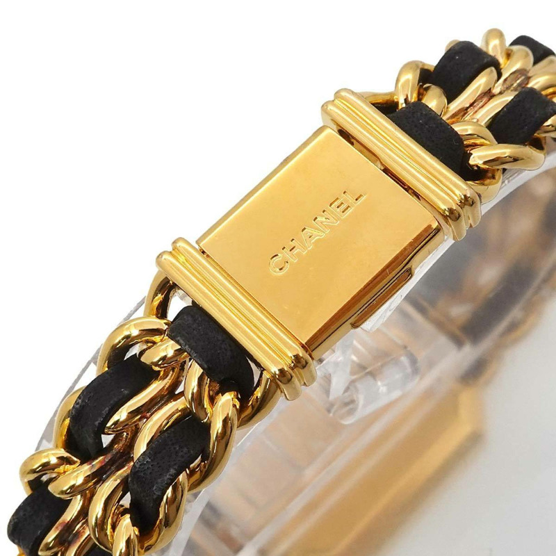 香奈兒 (CHANEL) Premiere 女士腕錶,M 碼,H0001,黑金配色,石英機芯-5