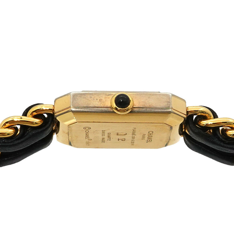 香奈兒 Premiere 女士腕錶，L 碼，H0001，黑金配色，石英機芯-4