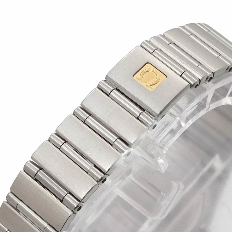 歐米茄星座系列迷你1562 30女士銀色石英腕錶-6