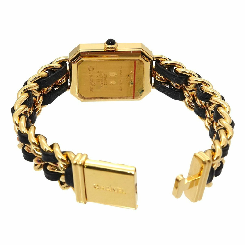 香奈兒 Premiere 女士腕錶，M 碼，H0001，黑金配色，石英機芯-3