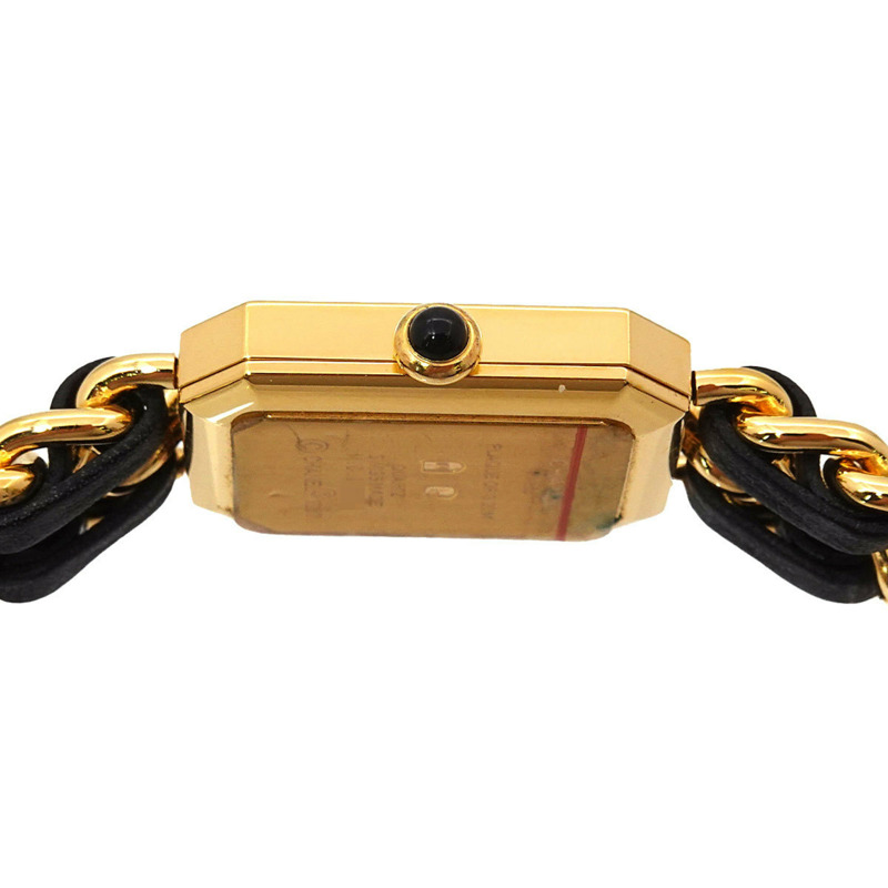 香奈兒 Premiere 女士腕錶，M 碼，H0001，黑金配色，石英機芯-4