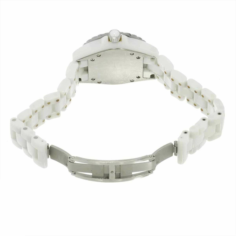 香奈兒 J12 33毫米 H0968 女士腕錶，附日期顯示，白色陶瓷錶殼，石英機芯-3