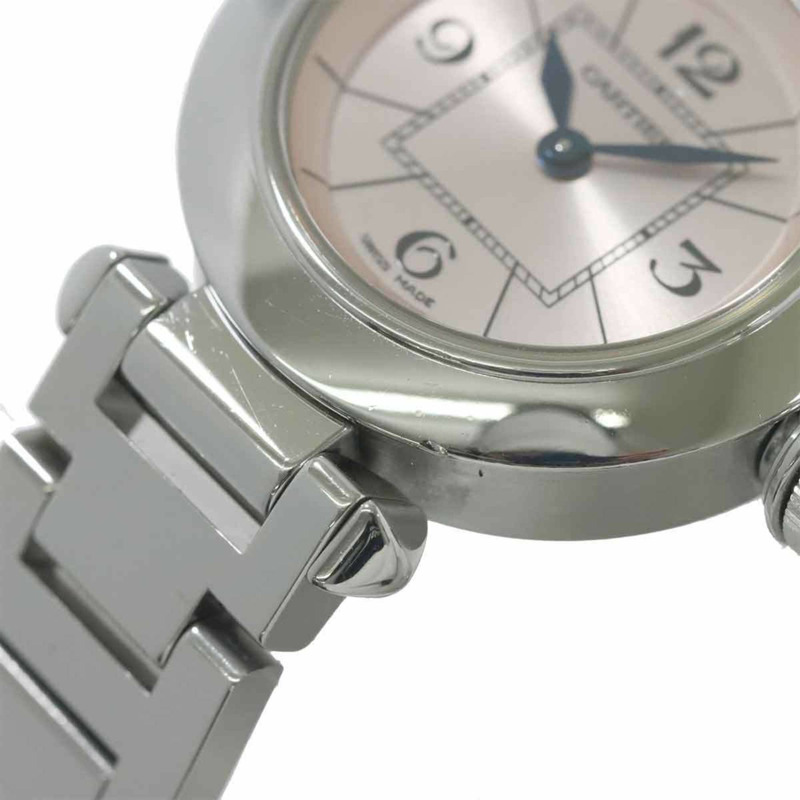 卡地亞 Miss Pasha W3140008 女士粉紅石英腕錶-7