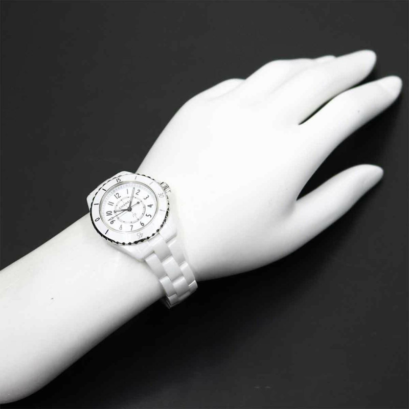 香奈兒 J12 33毫米 H5698 女士白色陶瓷石英腕錶-2