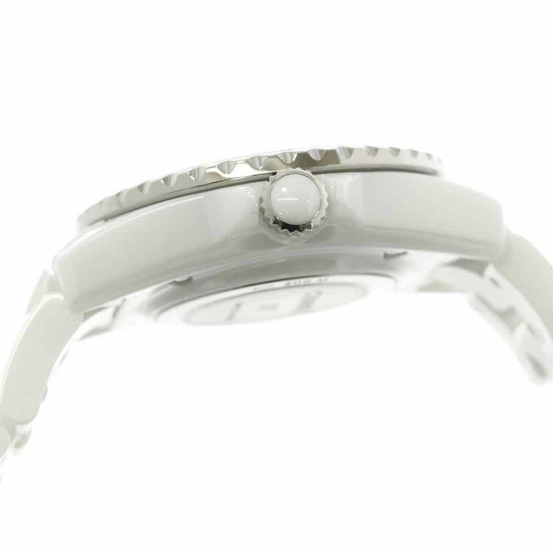 香奈兒 J12 33毫米 H5698 女士白色陶瓷石英腕錶-4