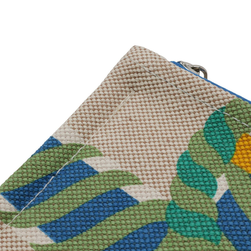 愛馬仕 Kanoe H Yachting GM 平底手拿包，棉質皮革，維他命米色-5