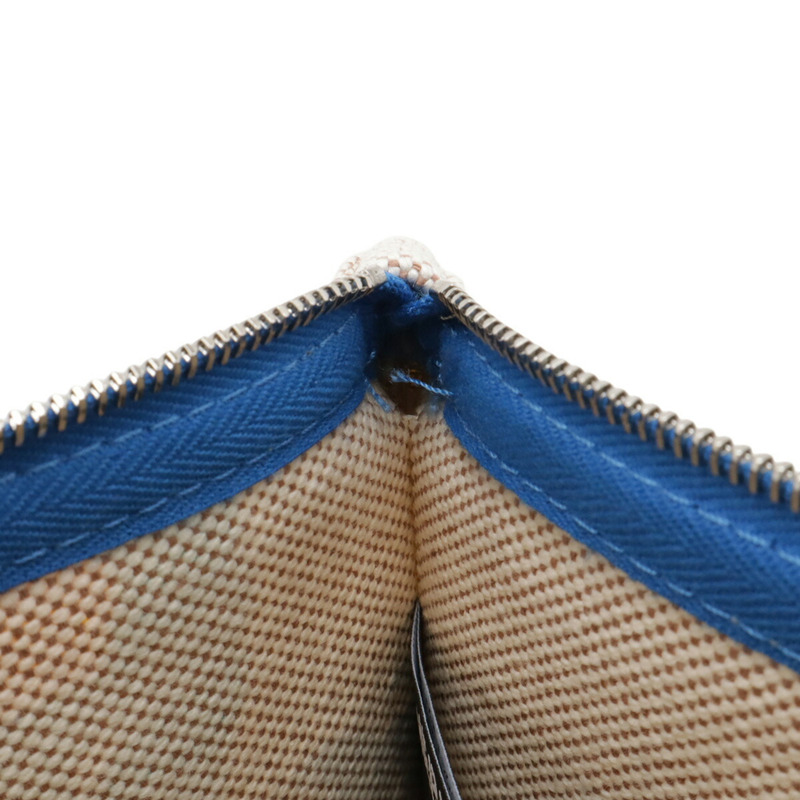 愛馬仕 Kanoe H Yachting GM 平底手拿包，棉質皮革，維他命米色-8