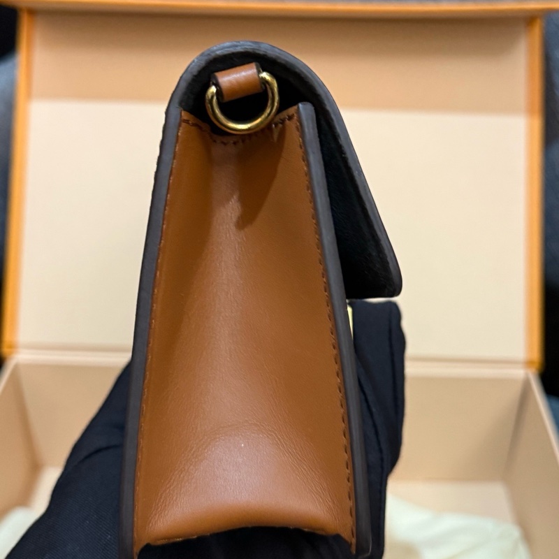 LV路易威登Dauphine Woc達芙妮，經典老花塗層帆布鏈條包肩背包，尺寸18.5*5*12cm-2