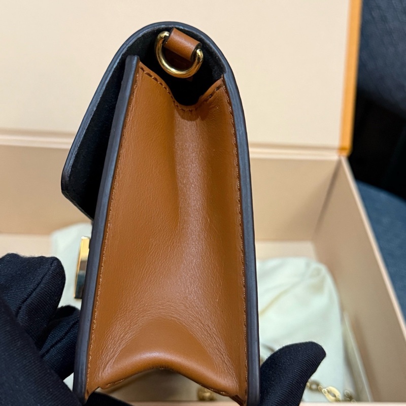 LV路易威登Dauphine Woc達芙妮，經典老花塗層帆布鏈條包肩背包，尺寸18.5*5*12cm-3