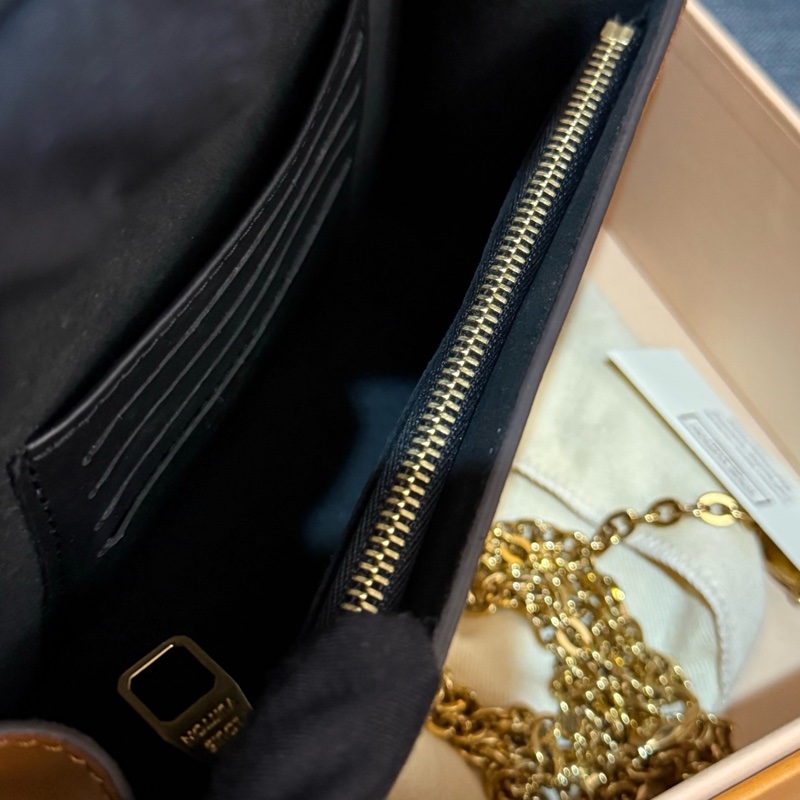 LV路易威登Dauphine Woc達芙妮，經典老花塗層帆布鏈條包肩背包，尺寸18.5*5*12cm-6