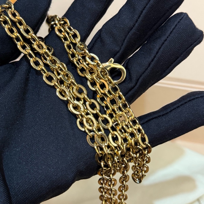 LV路易威登Dauphine Woc達芙妮，經典老花塗層帆布鏈條包肩背包，尺寸18.5*5*12cm-8