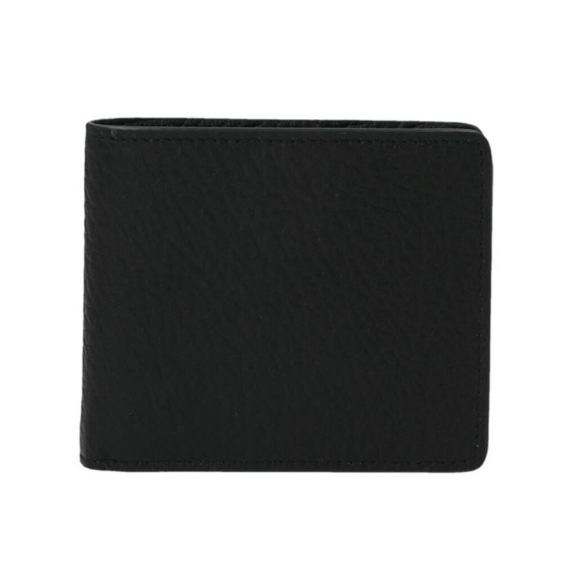 【Maison Margiela】Bifold 四針 壓花小牛皮 卡夾 皮夾 短夾 黑色 SA1UI0016P4455T8013-2