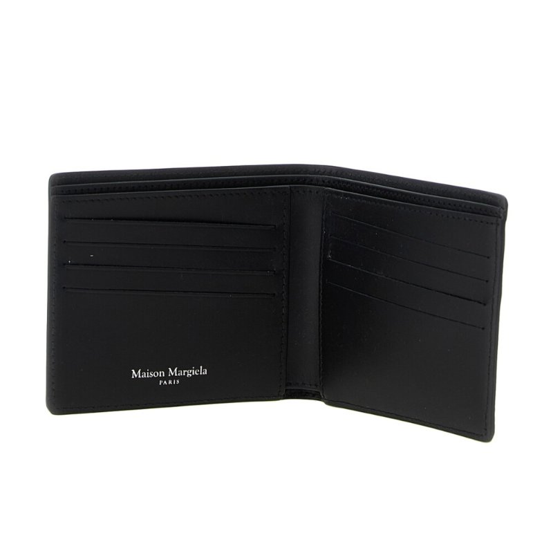 【Maison Margiela】Bifold 四針 荔枝小牛皮 卡夾 皮夾 短夾 黑色 S35UI0435P4745T8013-4