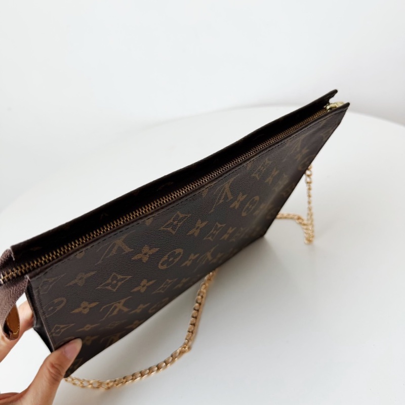 LV老花洗漱包26手拿包盥洗包26x20 99新配件塵袋-2