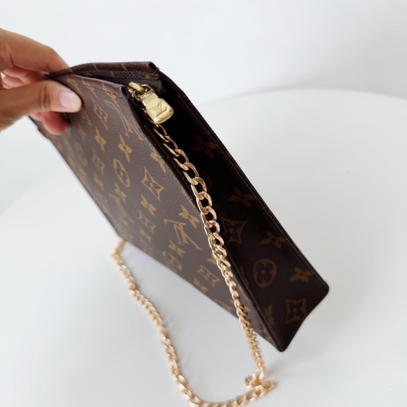 LV老花洗漱包26手拿包盥洗包26x20 99新配件塵袋-5