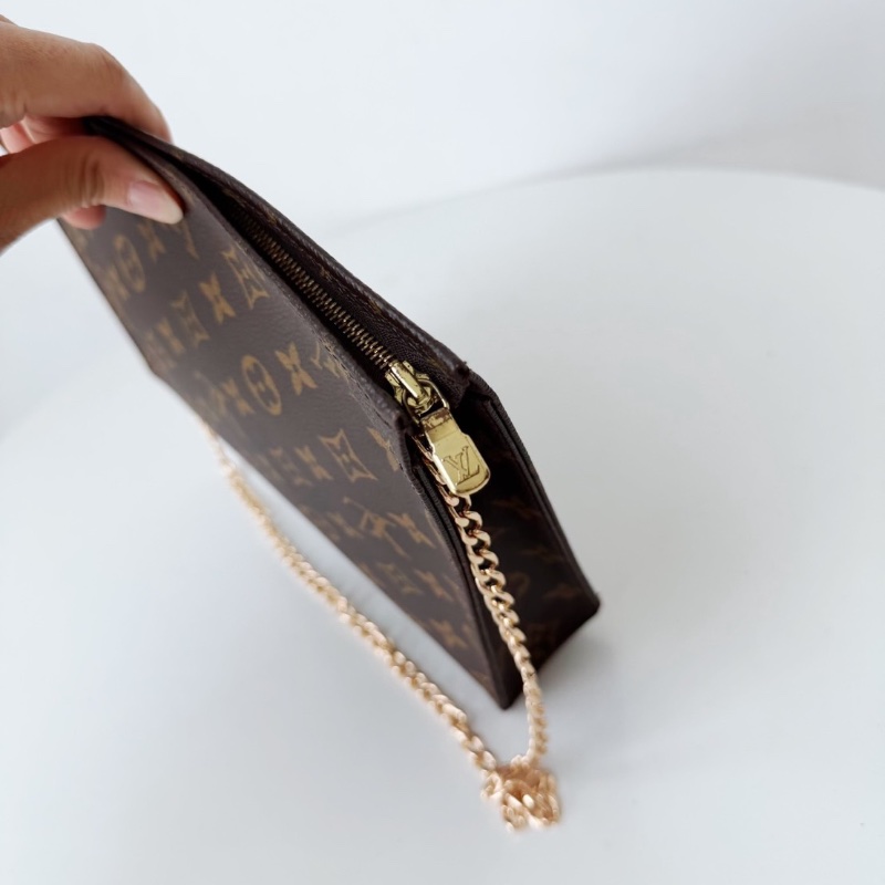 LV老花洗漱包26手拿包盥洗包26x20 99新配件塵袋-6