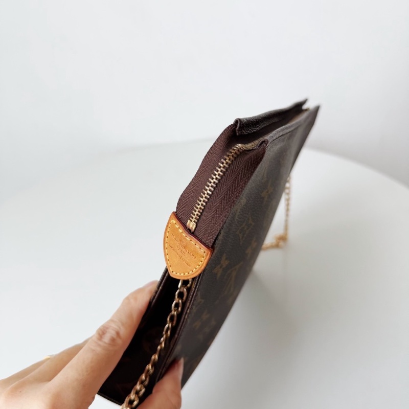 LV老花洗漱包26手拿包盥洗包26x20 99新配件塵袋-7