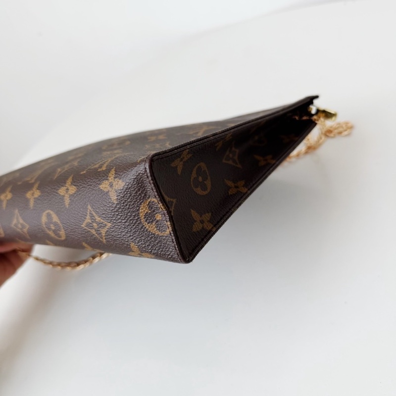 LV老花洗漱包26手拿包盥洗包26x20 99新配件塵袋-8