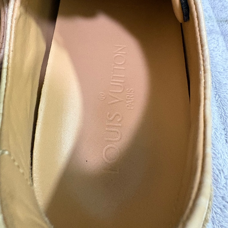 誠可議價 Louis Vuitton 單寧牛仔拼接德訓鞋 休閒鞋-8