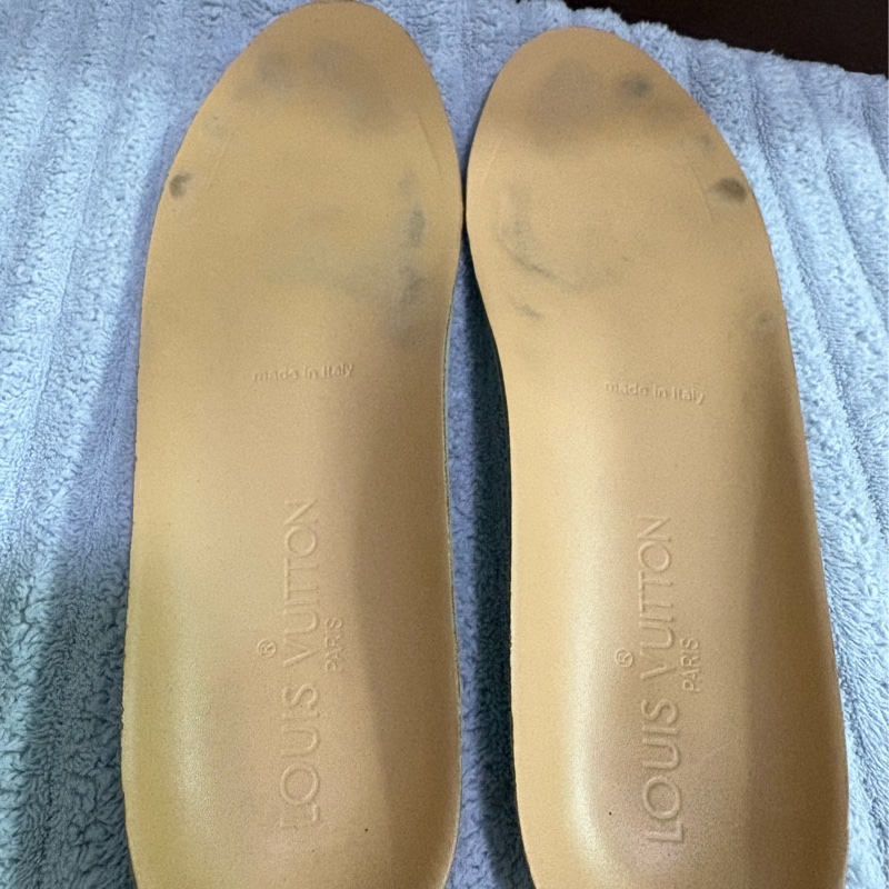 誠可議價 Louis Vuitton 單寧牛仔拼接德訓鞋 休閒鞋-9