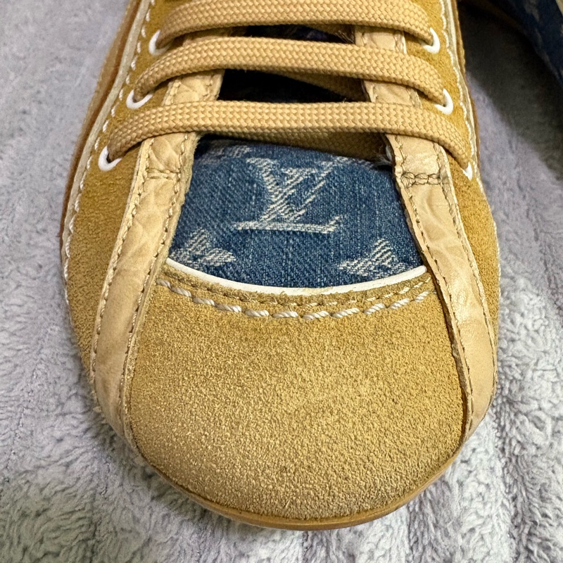 誠可議價 Louis Vuitton 單寧牛仔拼接德訓鞋 休閒鞋-15