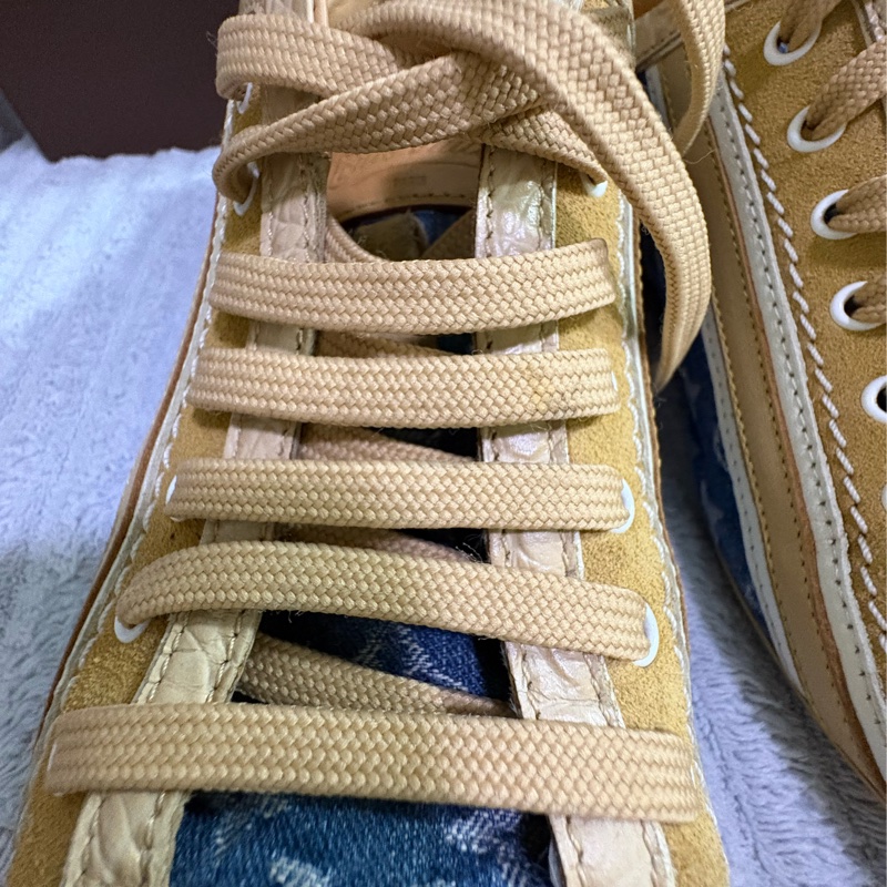 誠可議價 Louis Vuitton 單寧牛仔拼接德訓鞋 休閒鞋-20