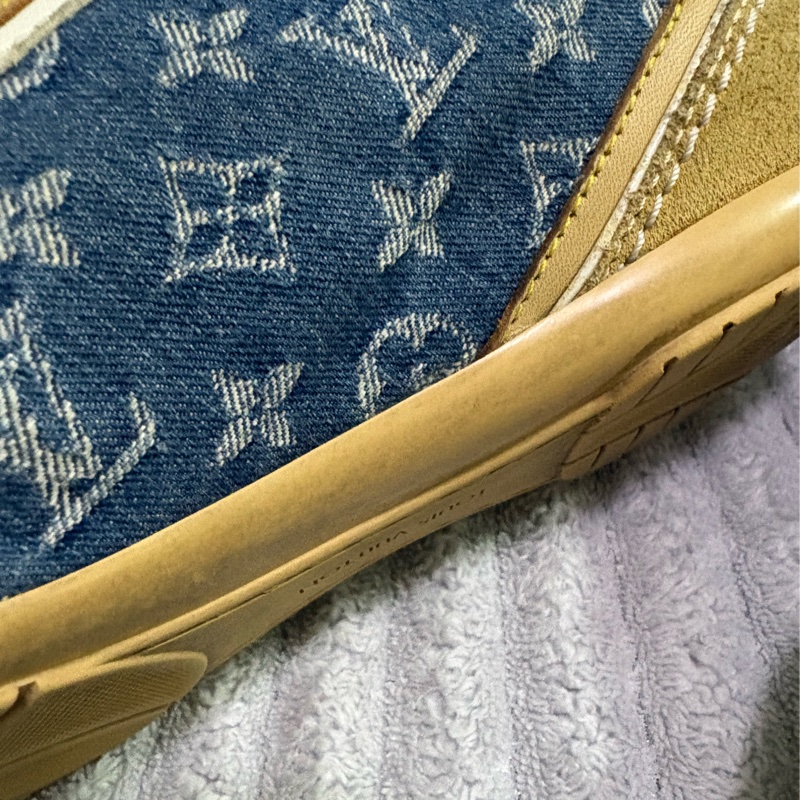 誠可議價 Louis Vuitton 單寧牛仔拼接德訓鞋 休閒鞋-26