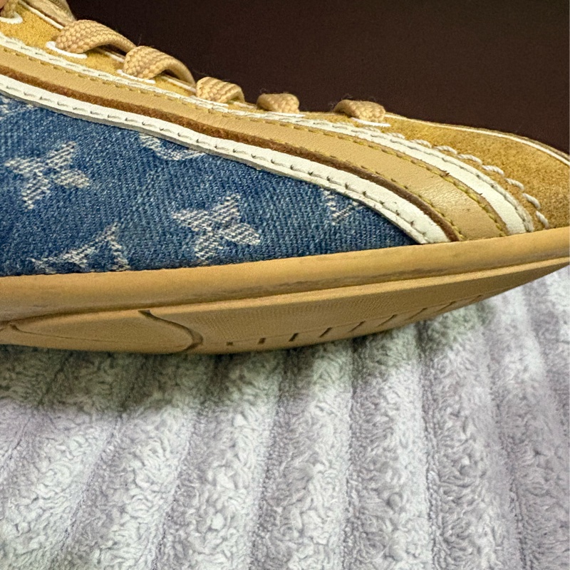 誠可議價 Louis Vuitton 單寧牛仔拼接德訓鞋 休閒鞋-29