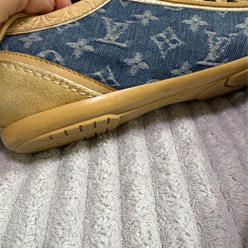 誠可議價 Louis Vuitton 單寧牛仔拼接德訓鞋 休閒鞋-30