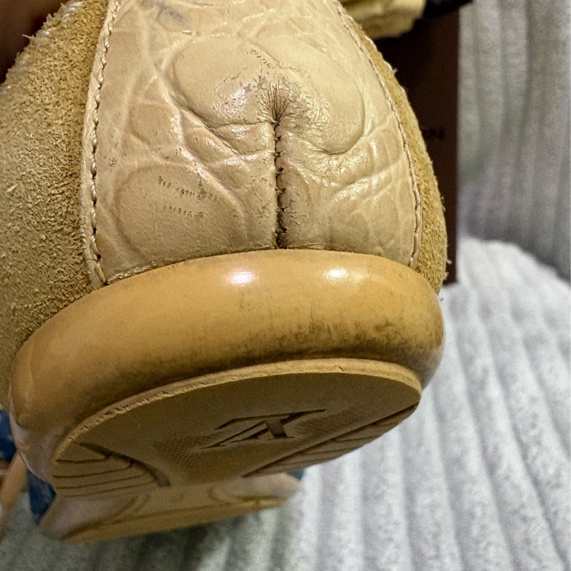 誠可議價 Louis Vuitton 單寧牛仔拼接德訓鞋 休閒鞋-33