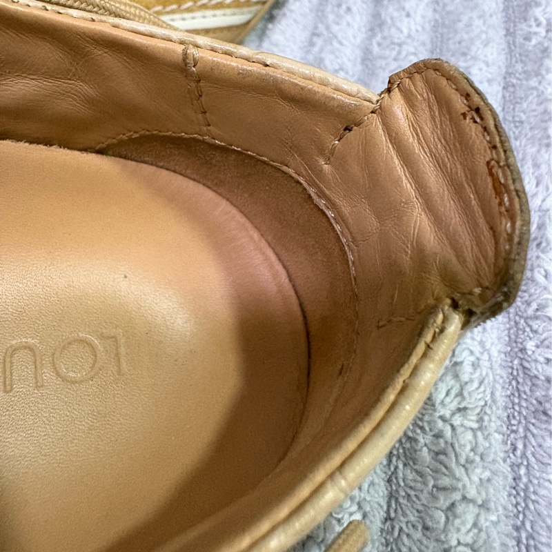 誠可議價 Louis Vuitton 單寧牛仔拼接德訓鞋 休閒鞋-35