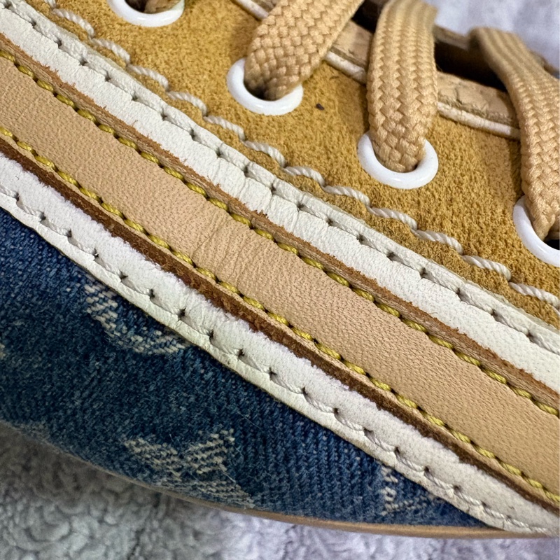 誠可議價 Louis Vuitton 單寧牛仔拼接德訓鞋 休閒鞋-46