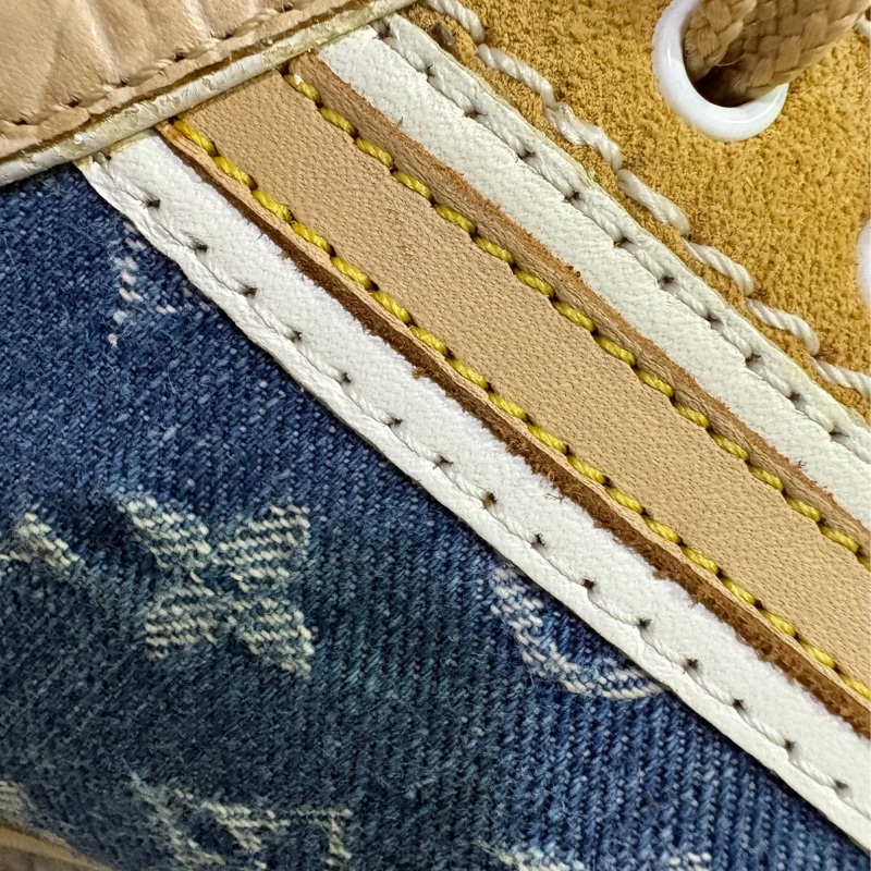 誠可議價 Louis Vuitton 單寧牛仔拼接德訓鞋 休閒鞋-50