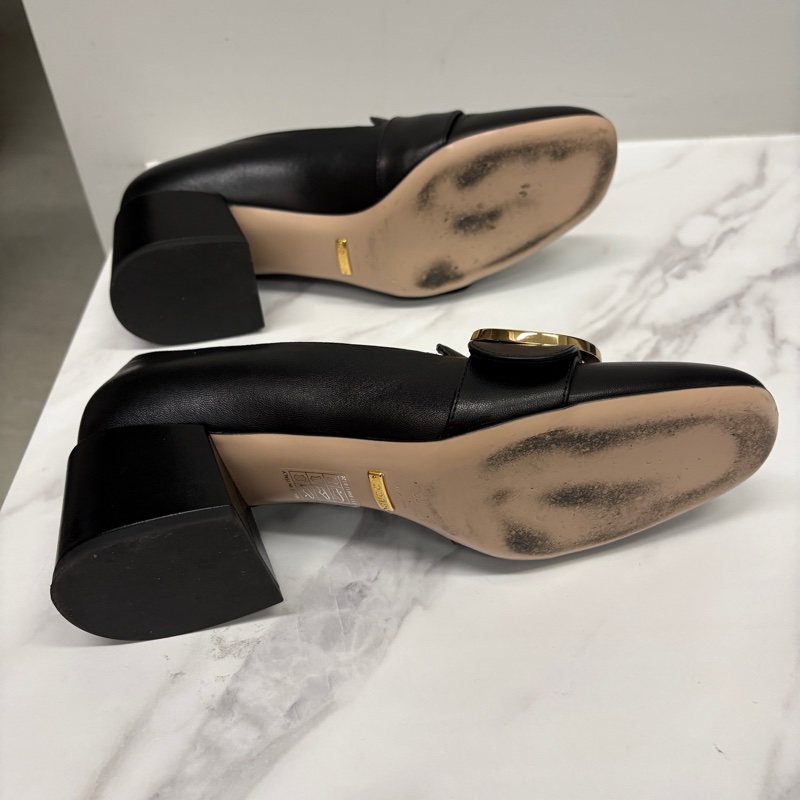 Gucci 超好看粗跟樂福鞋-7