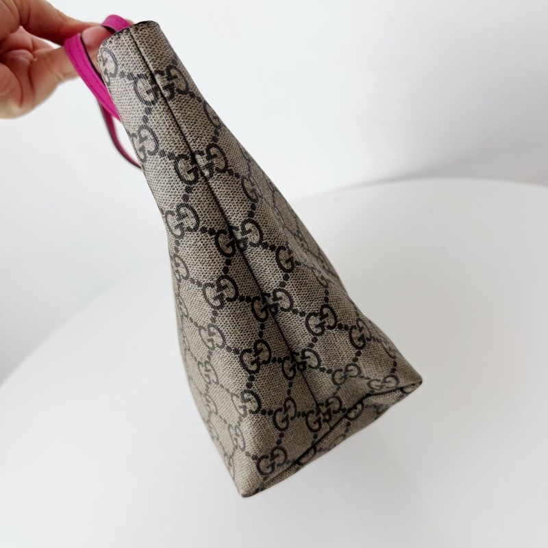 Gucci 絕版小鹿可可愛愛兒童包菜籃子20*20*11 98新配件塵袋-4