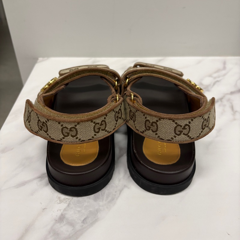 Gucci 百搭老花涼鞋-2