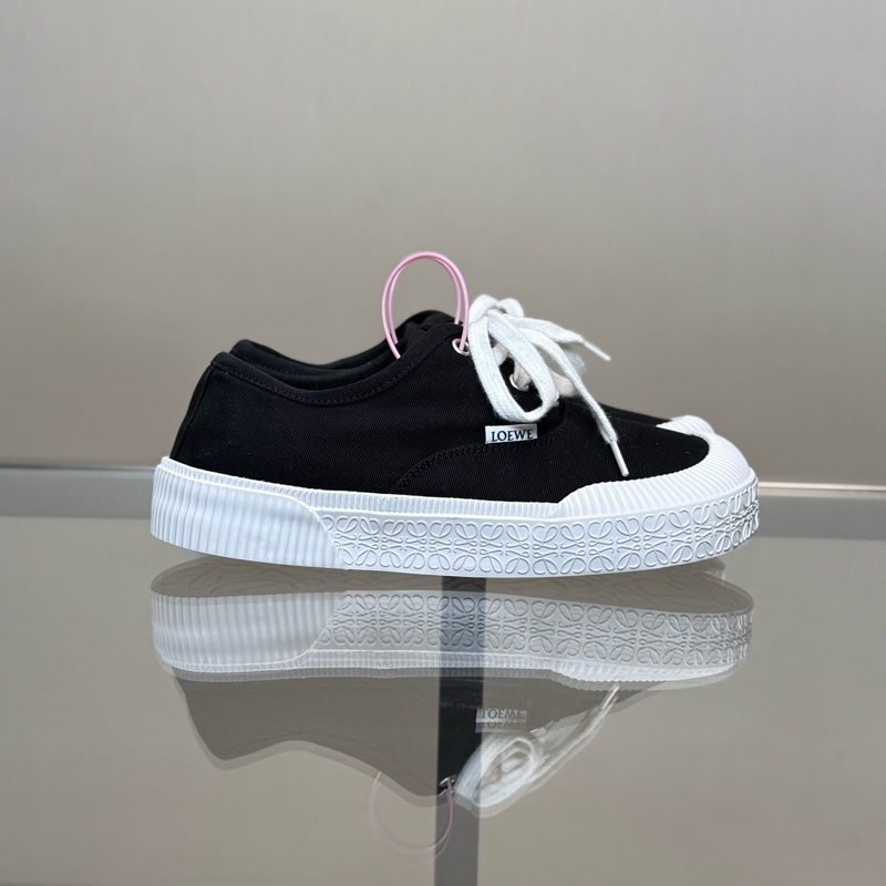 羅意威/LOEWE Terra Vulca 黑白熊貓大頭鞋 37 碼99新-2