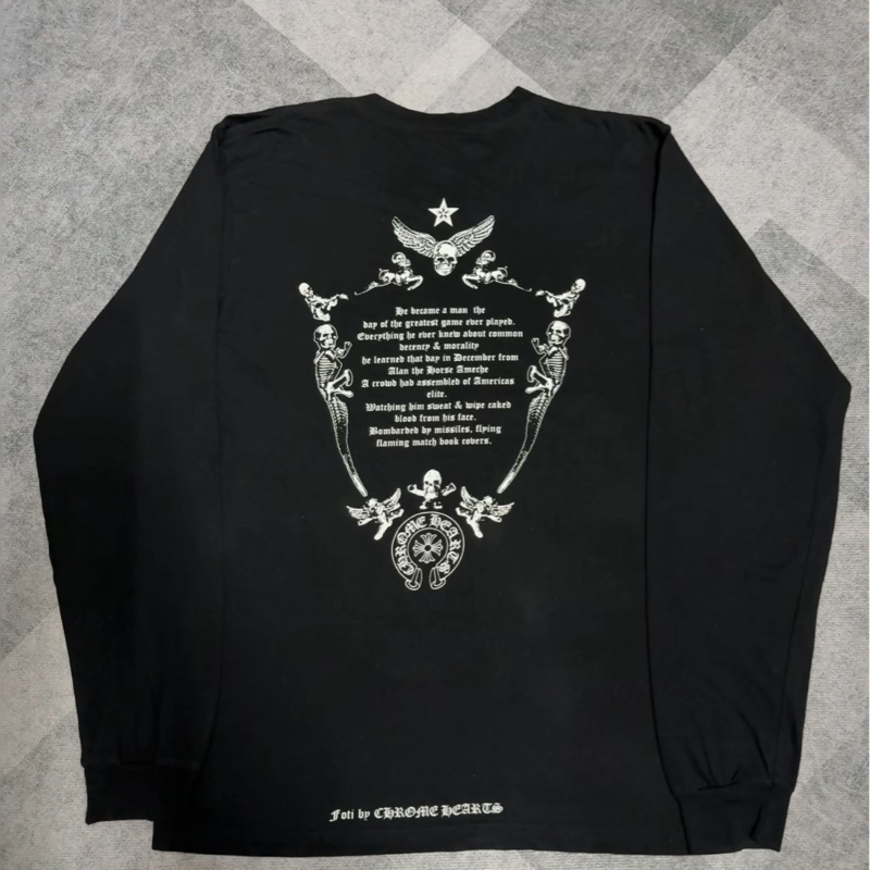 【97新 ✨ 全網最低價！】Chrome Hearts 長袖T Shirt M碼（下單前先詢問庫存❗️）-0