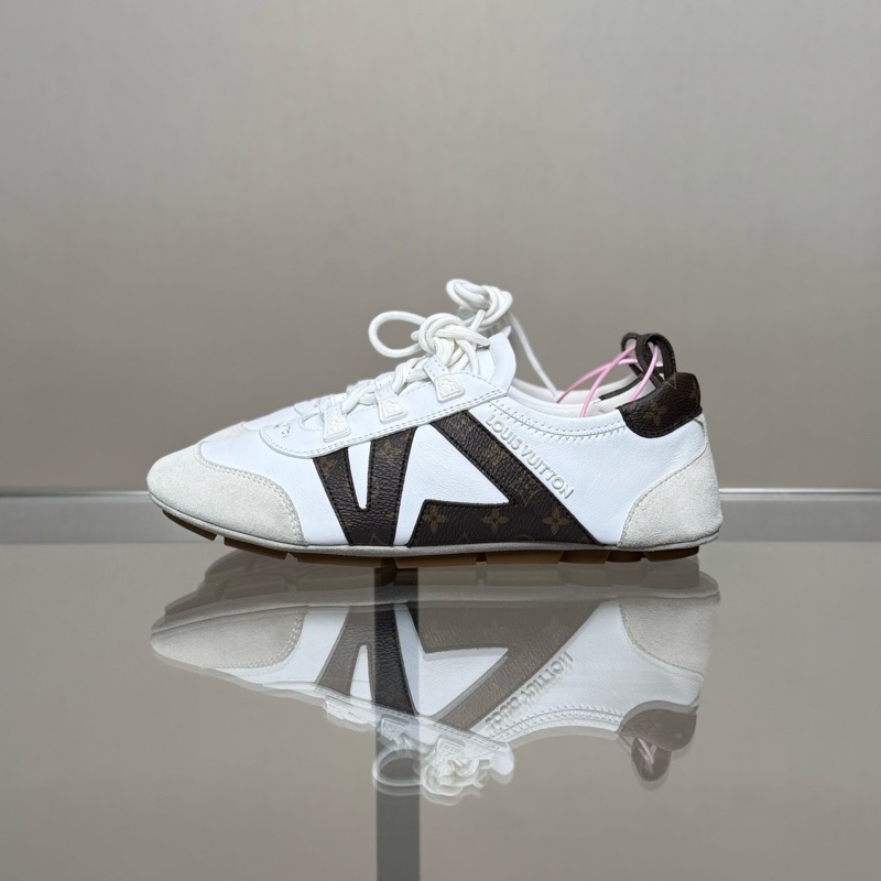 LOUIS VUITTON/路易威登  黑灰德訓鞋 36 碼99 新-4