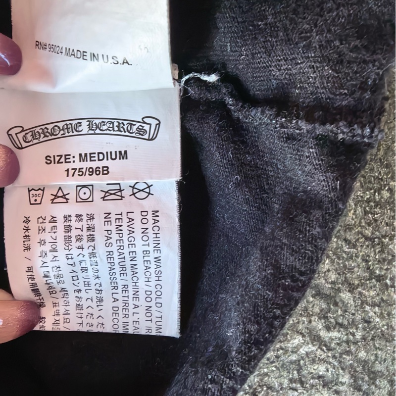 【97新 ✨ 全網最低價！】Chrome Hearts T Shirt S碼 黑色 十字架（下單前先詢問庫存❗️）-3