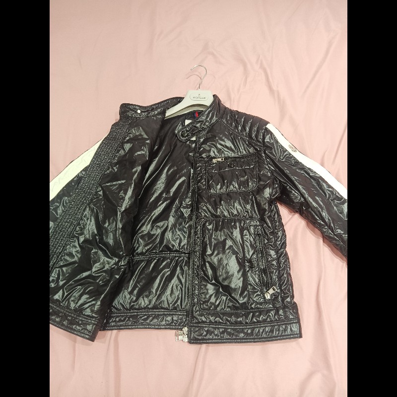 Moncler 羽絨外套#騎士外套#黑色#正品#3號-6