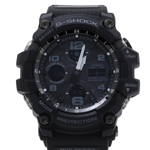 卡西歐 G-SHOCK Master of G Land Mudmaster GWG1001AJF 男士腕錶，黑色樹脂/不鏽鋼