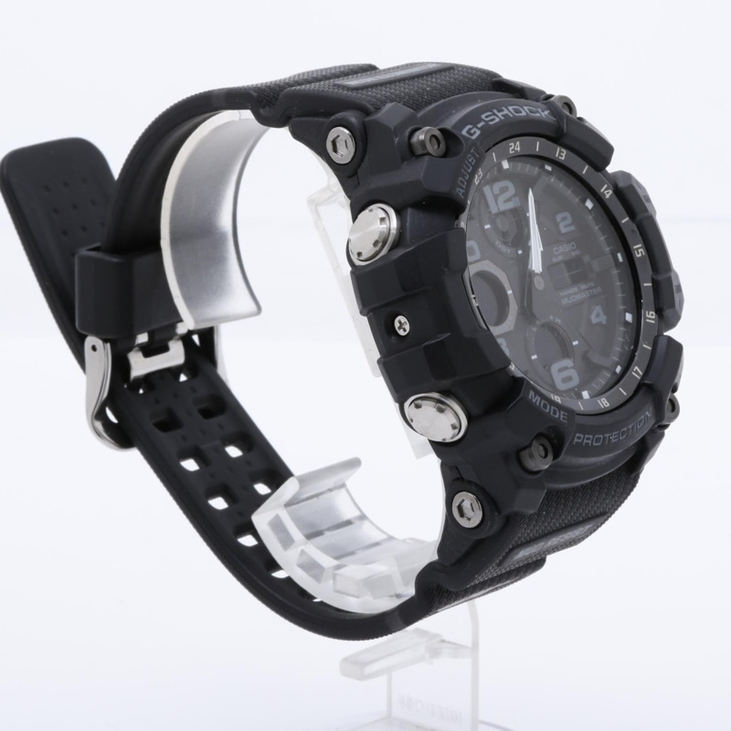 卡西歐 G-SHOCK Master of G Land Mudmaster GWG1001AJF 男士腕錶，黑色樹脂/不鏽鋼-2